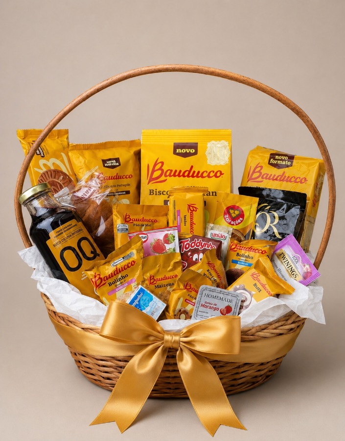 Cesta de Café da Manhã Bauducco